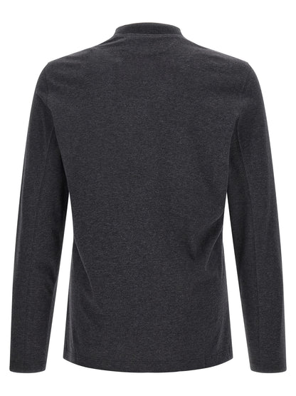Brunello Cucinelli Gray Cotton T-Shirt