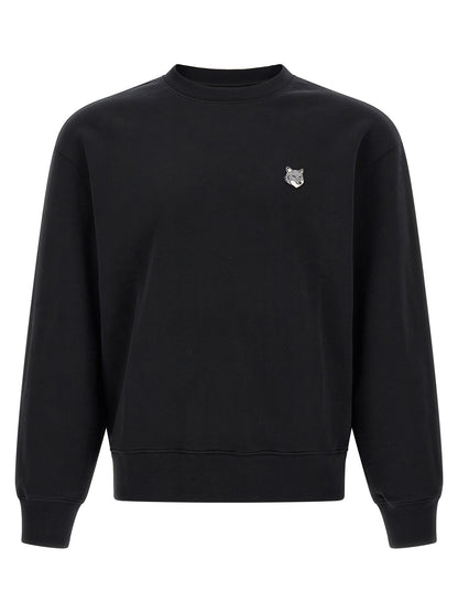 Maison Kitsuné Black Cotton Sweatshirt