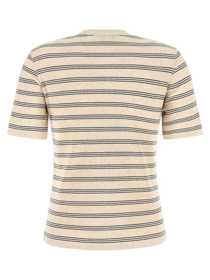Maison Kitsuné Beige Organic Cotton T-Shirt