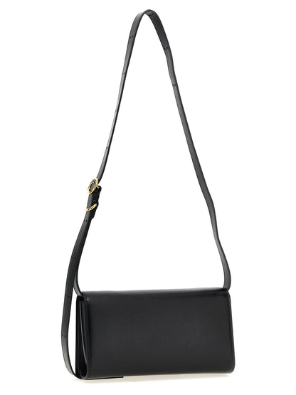 Jil Sander Black Leather Crossbody Bag