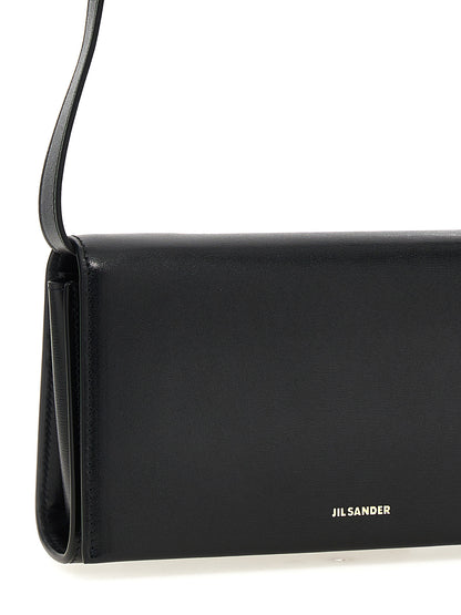 Jil Sander Black Leather Crossbody Bag