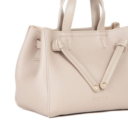 MIRIADE Beige Polyethylene Handbag