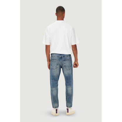 Only & Sons Blue Cotton Slim Fit Jeans
