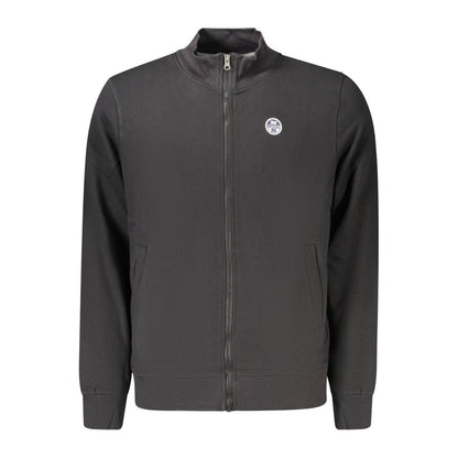 North Sails Black Cotton Men's Sweatshirt