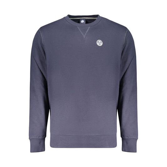 North Sails Blue Cotton Men's Sweatshirt