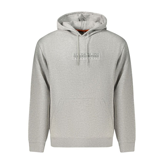 Napapijri Gray Cotton Men's Sweatshirt