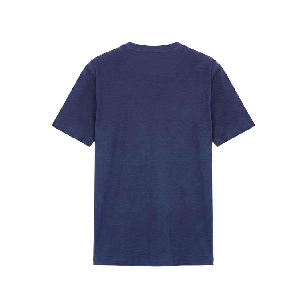 Baldinini Trend Blue Cotton Men T-shirt