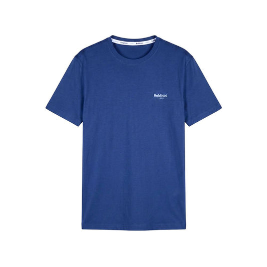 Baldinini Trend Blue Cotton Men T-Shirt