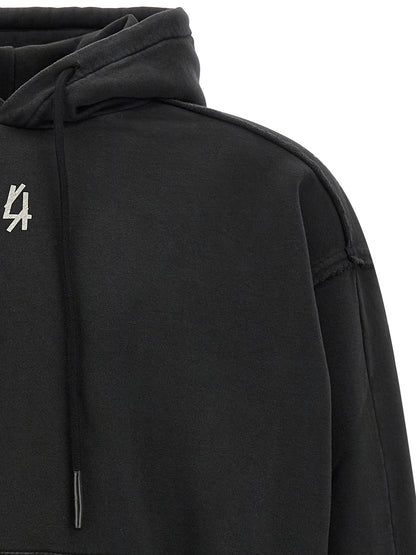 44 Label Group Black Cotton Sweatshirt