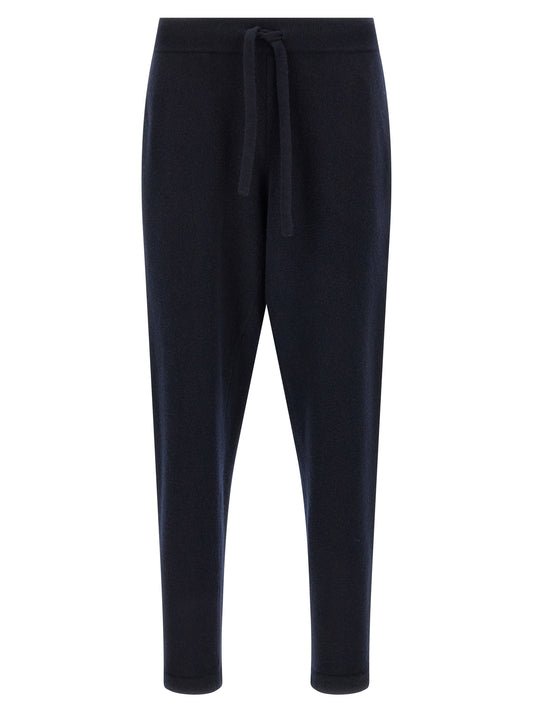 Roberto Collina Blue Merino Wool Joggers (Workout Pants)