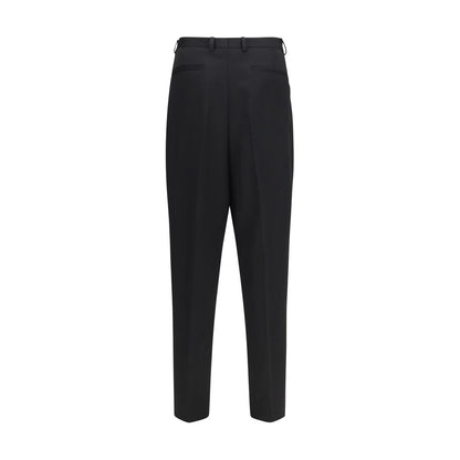 Dolce & Gabbana Black Wool Oves Aries Dress Pants
