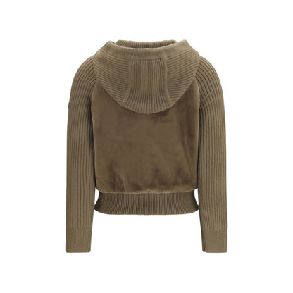 Moose Knuckles Brown Wool Oves Aries Hoodie