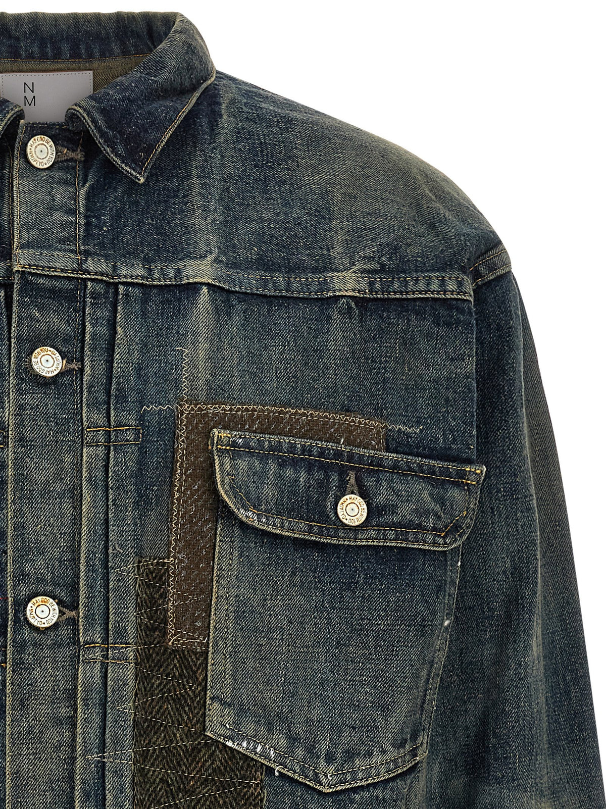 Junya Watanabe Blue Cotton Denim Jacket