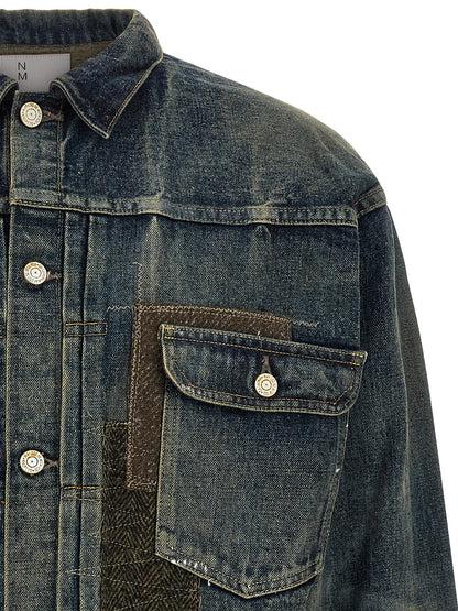 Junya Watanabe Blue Cotton Denim Jacket