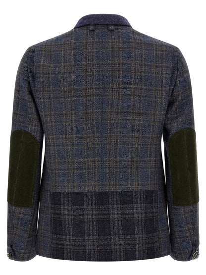 Junya Watanabe Blue Wool Blazer