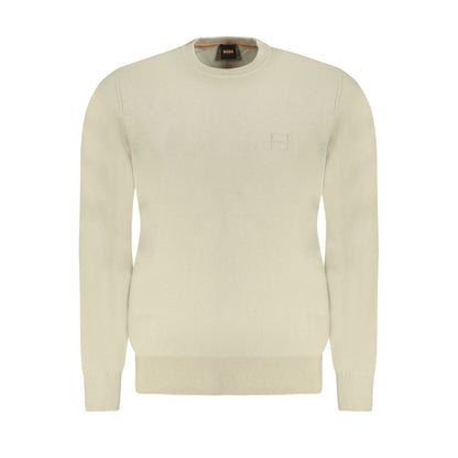 Hugo Boss Beige Cotton Men's Sweater