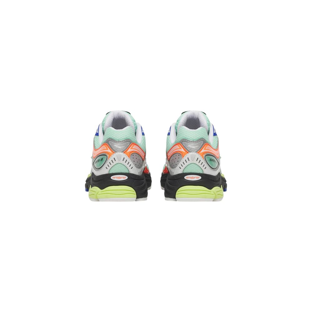 Athletic Sneakers by Saucony for men in synthetic textile & mesh green features an exquisite silhouette, showcasing the premium athletic style of the Men's Athletic Synthetic Textile & Mesh Sneakers with an exquisite finish.
