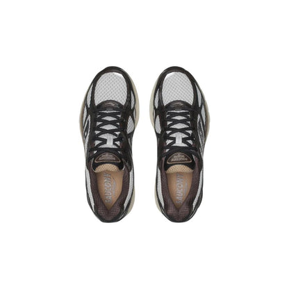 Athletic Sneakers by Saucony for men in synthetic textile & mesh brown features an timeless silhouette from the City Men's Low Top Synthetic Textile & Mesh Athletic Sneakers collection, showcasing a timeless low-top style for a timeless look.