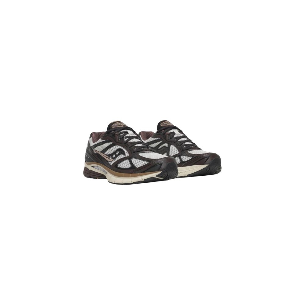 Athletic Sneakers by Saucony for men in synthetic textile & mesh brown showcases an impeccable silhouette, defined by an impeccable low-top style design that perfectly captures the essence of the City Men's Low Top Synthetic Textile & Mesh Athletic Sneakers.