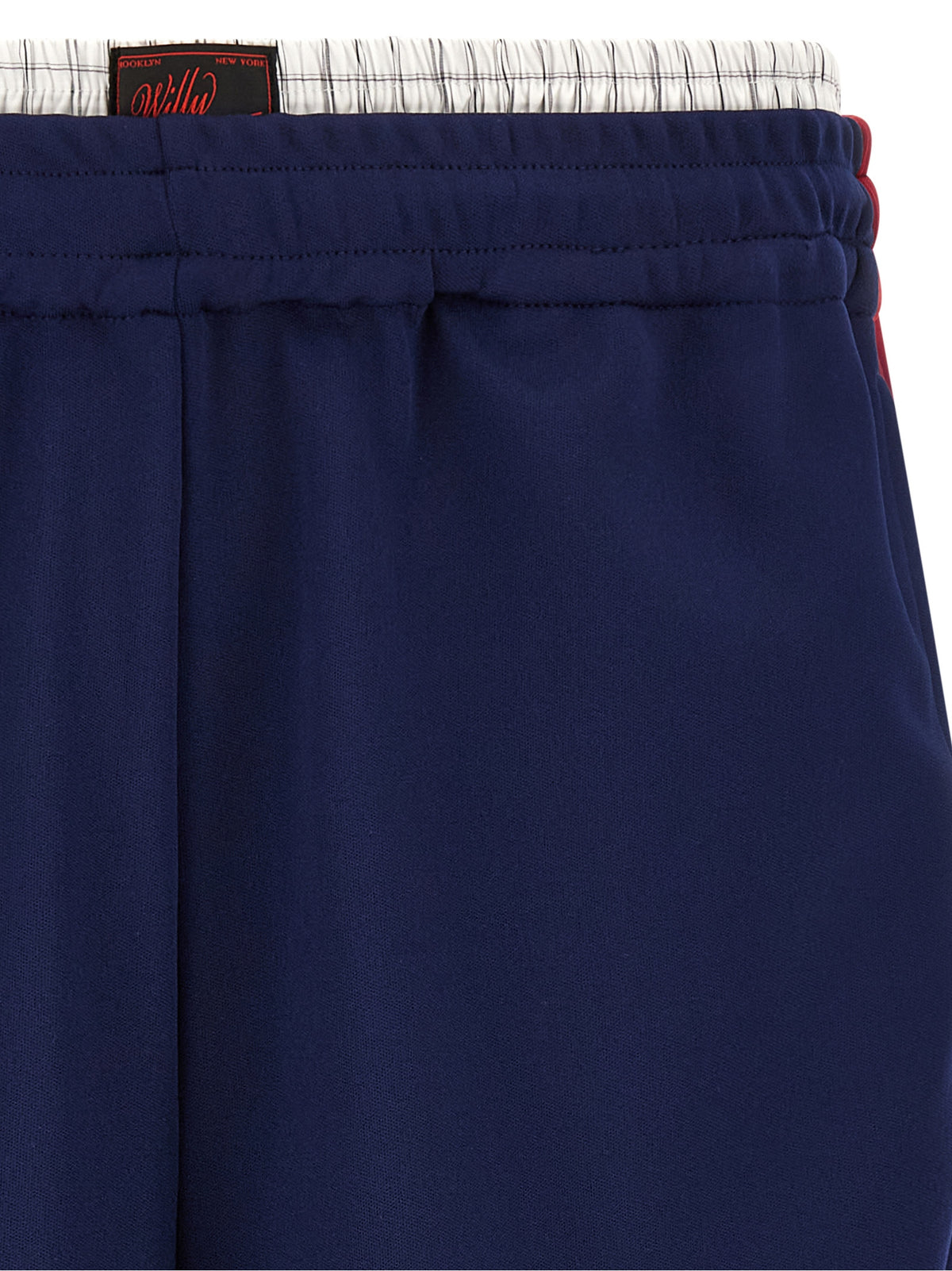WILLY CHAVARRIA Blue Polyester Bermuda Shorts