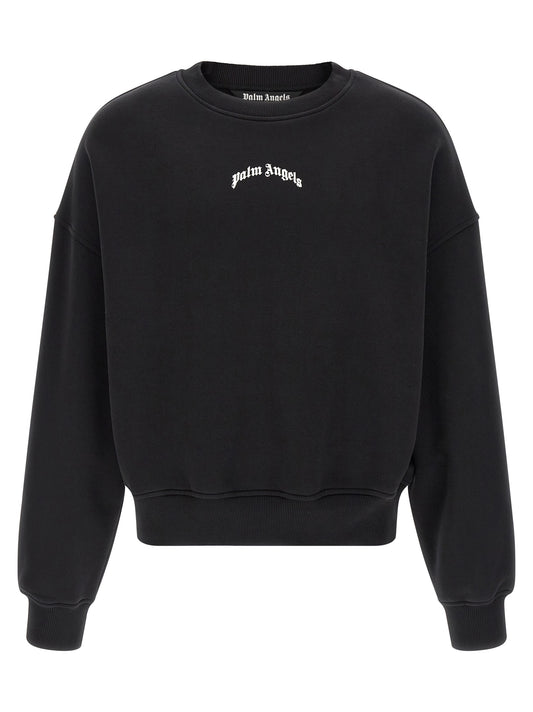 Palm Angels Bicolor Cotton Sweatshirt