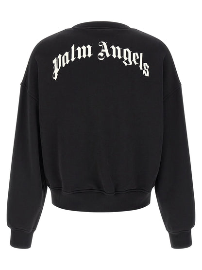 Palm Angels Bicolor Cotton Sweatshirt