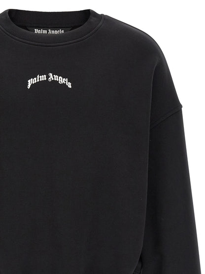 Palm Angels Bicolor Cotton Sweatshirt