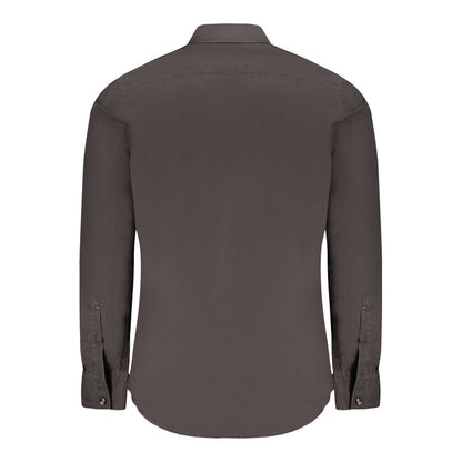 Hugo Boss Black Cotton Men's Shirt