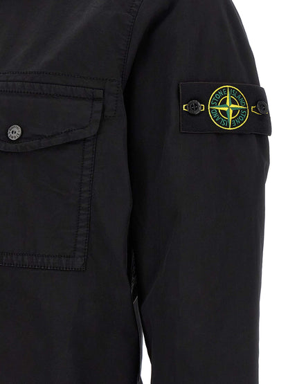 Stone Island Black Cotton Blouse