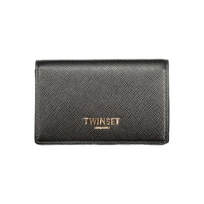 Twinset Black Polyurethane Women's Wallet