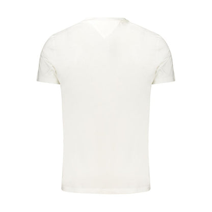 Tommy Hilfiger White Cotton Men's T-Shirt