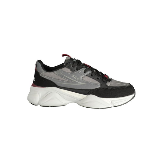Fila Gray Polyurethane Women Sneaker