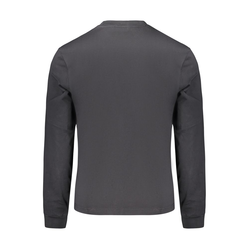 T-Shirt by Napapijri for men in cotton black & print features a plush silhouette, showcasing a sophisticated and for a truly plush finish.