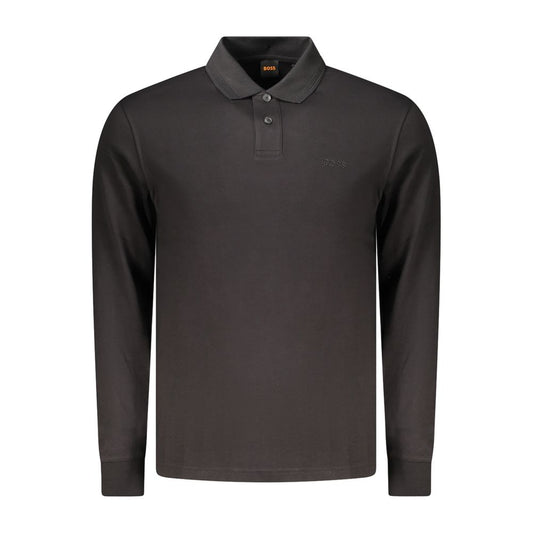 Hugo Boss Black Cotton Polo Shirt