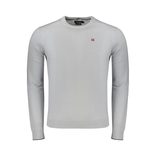 Napapijri Gray Wool Sweatshirt