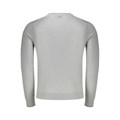 Napapijri Gray Wool Sweatshirt