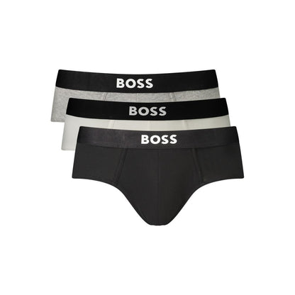 Hugo Boss Black Cotton Briefs