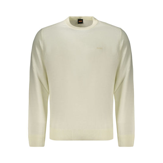 Hugo Boss White Wool Sweatshirt
