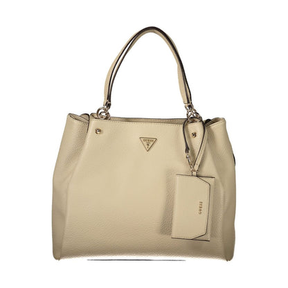 Guess Jeans Polyethylene Handbag - Beige