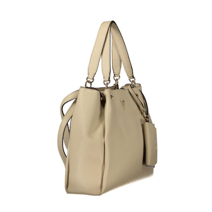 Guess Jeans Polyethylene Handbag - Beige