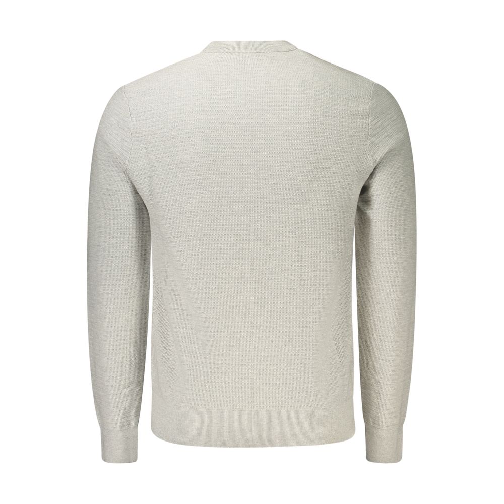 Sweatshirt by Hugo Boss for men in cotton gray features an magnificent silhouette, showcasing a sophisticated and detail for a truly magnificent finish.