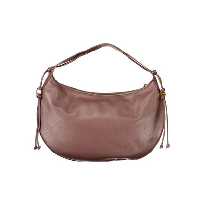 Handbag by Coccinelle for women in leather brown presents a ornamental silhouette, showcasing a secure zipper, ample document-holder & internal-pockets, and versatile handle for a ornamental finish.