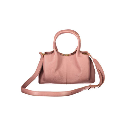Coccinelle Pink Leather Handbag
