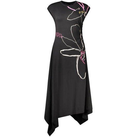 Desigual Black Cotton Casual Dress