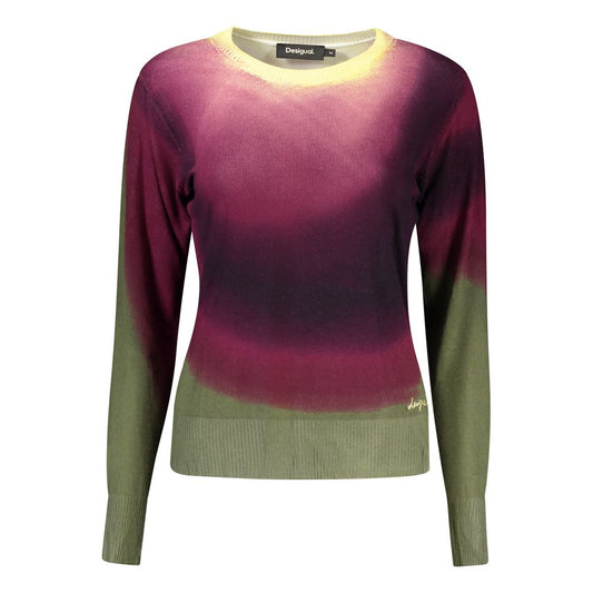 Desigual Purple Viscose Sweatshirt