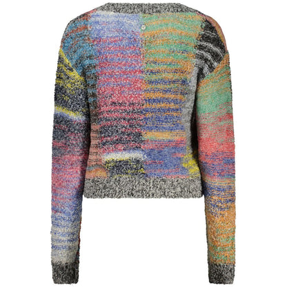 Sweatshirt by Desigual for women in wool yellow & patterned features a unrivaled silhouette with a refined and unrivaled detailing for a sophisticated look.