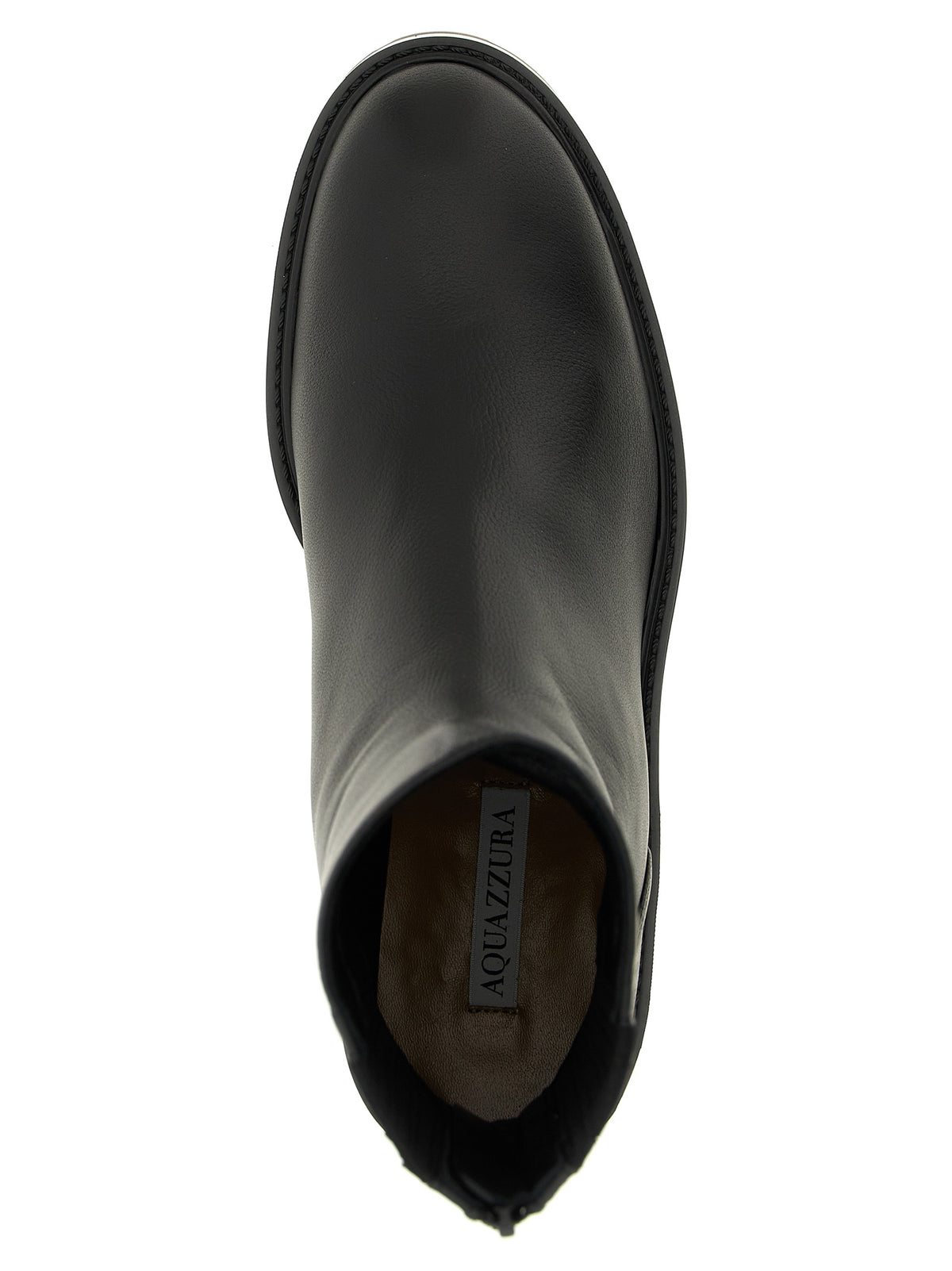 Aquazzura Women's Calfskin Leather Ankle Boots - Black