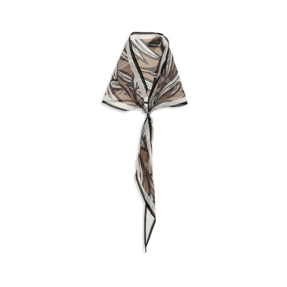 Brunello Cucinelli Beige Silk Foulard