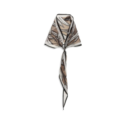 Brunello Cucinelli Beige Silk Foulard