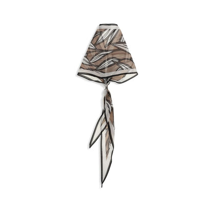Brunello Cucinelli Beige Silk Foulard
